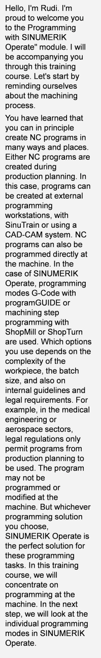 WBT Programming with SINUMERIK Operate